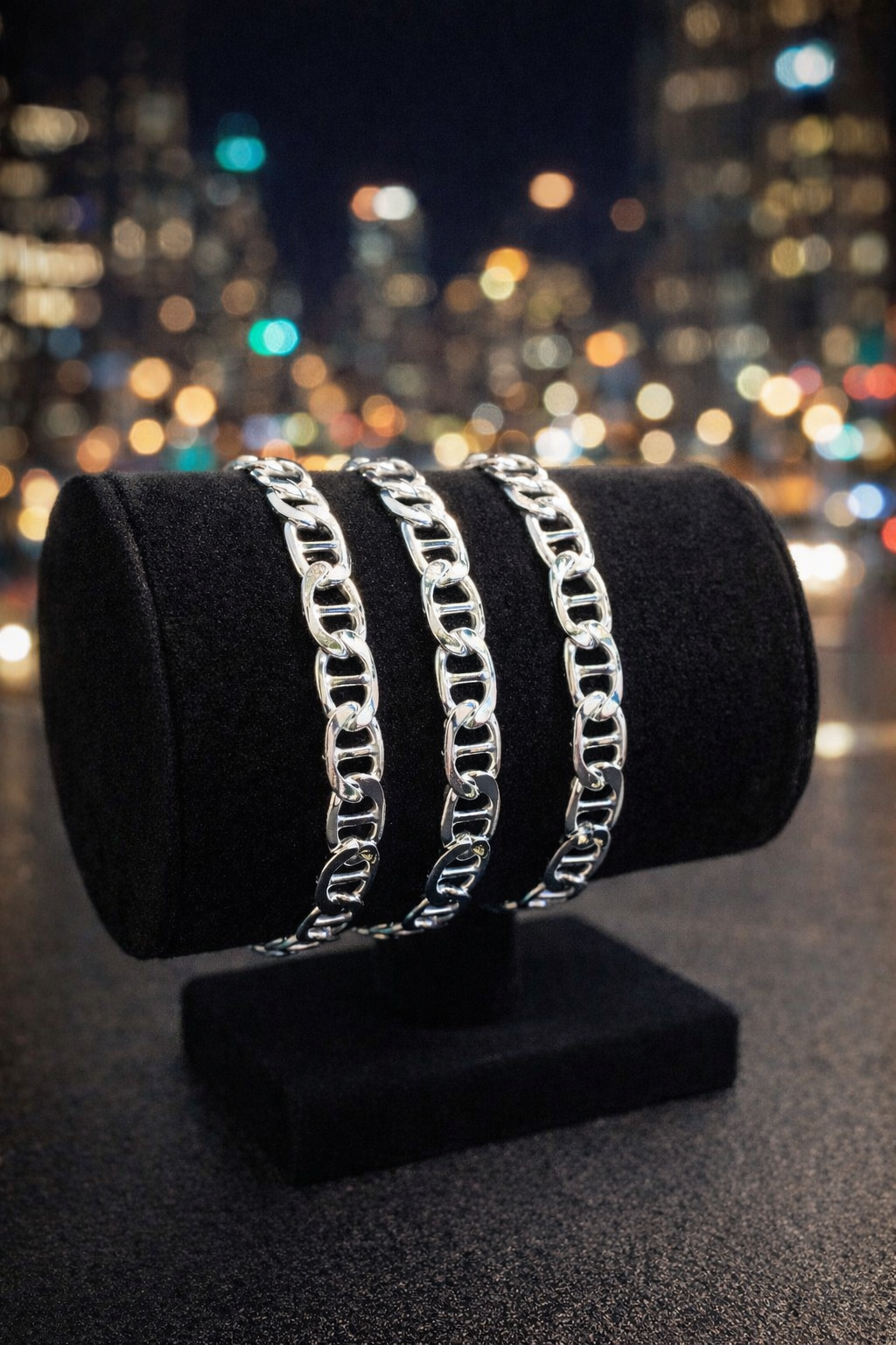 925 Sterling Silver Mariner Link Chains and Bracelets 2.5mm to 16mm