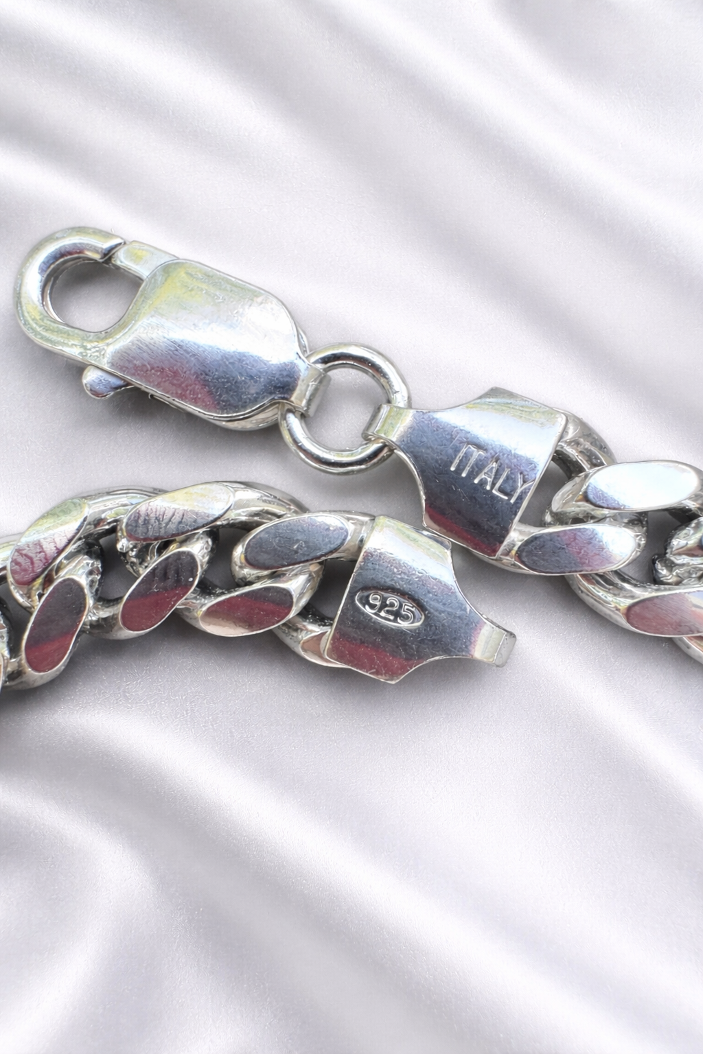 Miami Cuban Chains with Lobster Clasp Solid 925 Sterling Silver