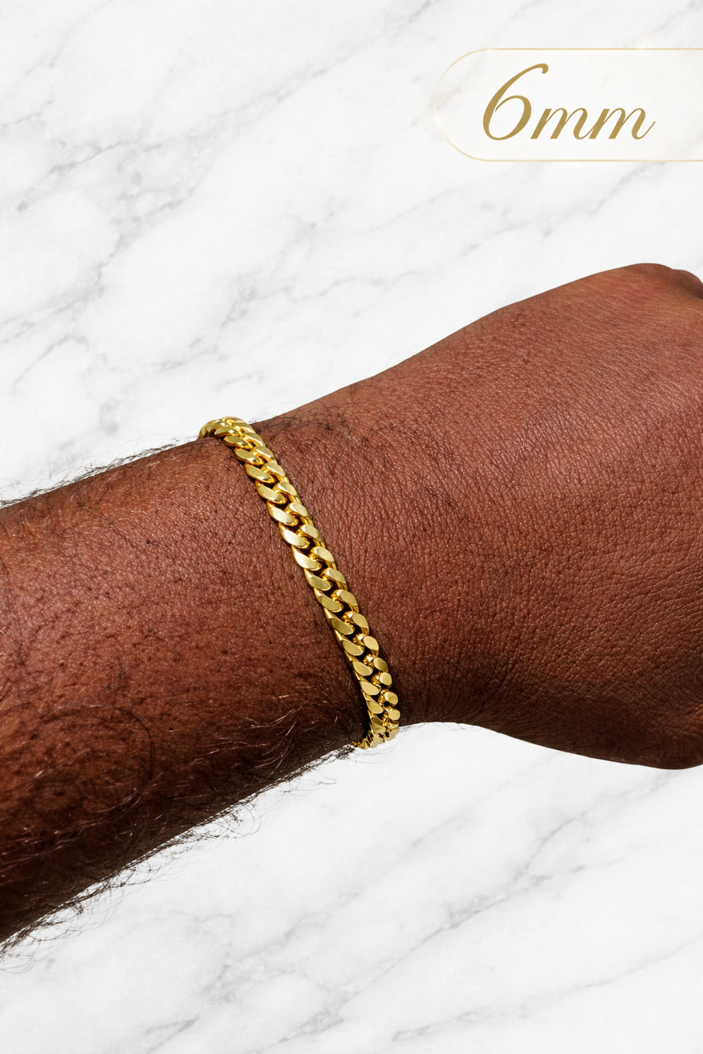 Miami Cuban Bracelet with Lobster Clasp 14k Gold over Solid 925 Sterling Silver 4mm - 10mm