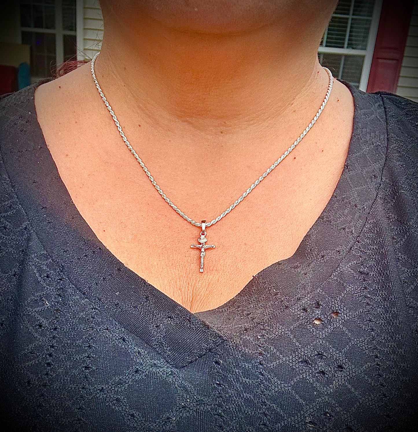 1" x 1.5" Handmade INRI Crucifix Pendant – 3 Finishes