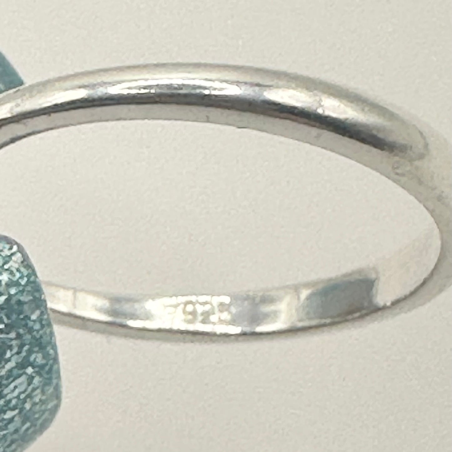 Single Flower Ring, Silver