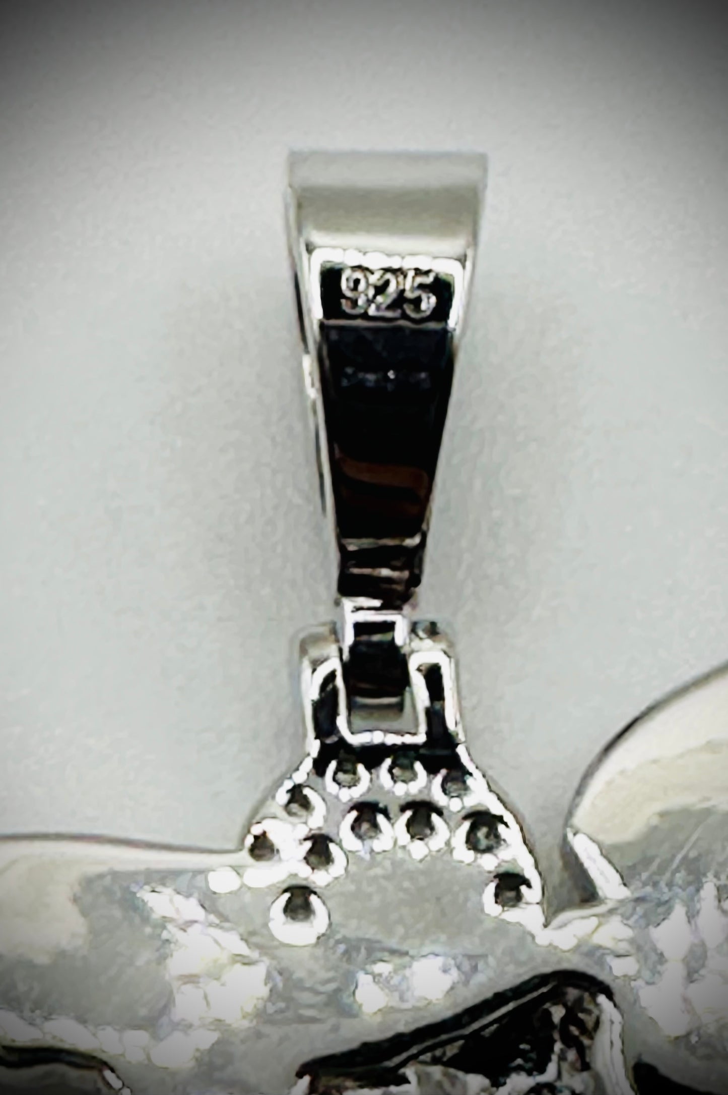 St. Michael CZ Pendant – Rhodium