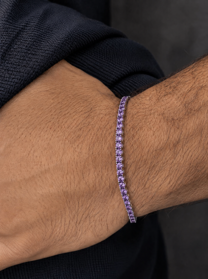 Purple Amethyst Tennis Bracelet