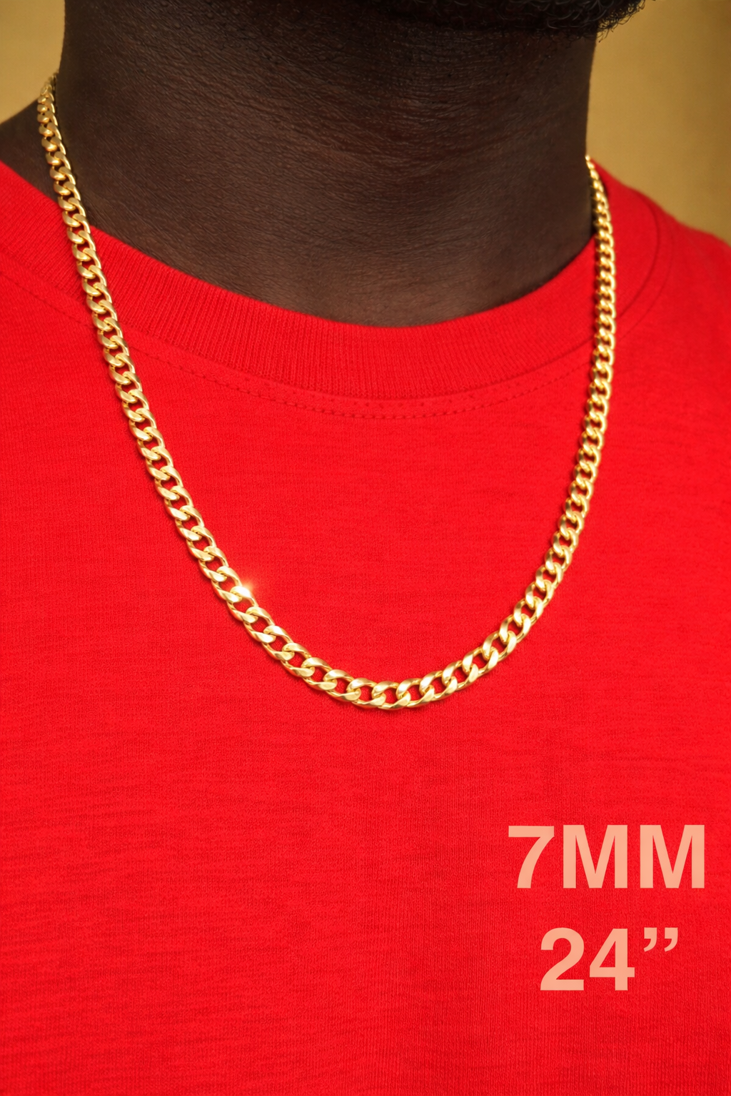 Curb Cuban Chains & Bracelets 14k Gold Finish over Solid 925 Sterling Silver 2mm - 16mm