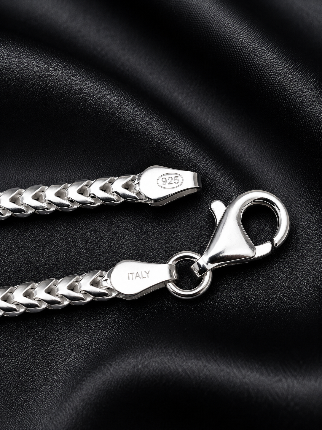 Franco Bracelelets Solid 925 Sterling Silver 2.5 mm to 5mm