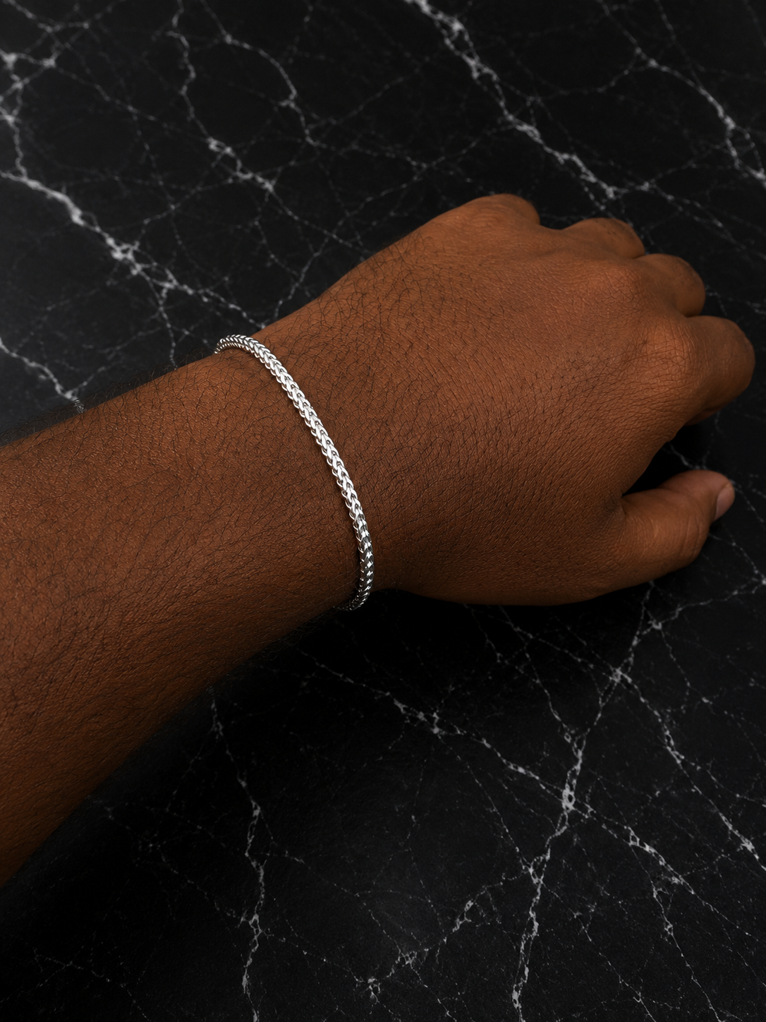 Franco Bracelelets Solid 925 Sterling Silver 2.5 mm to 5mm