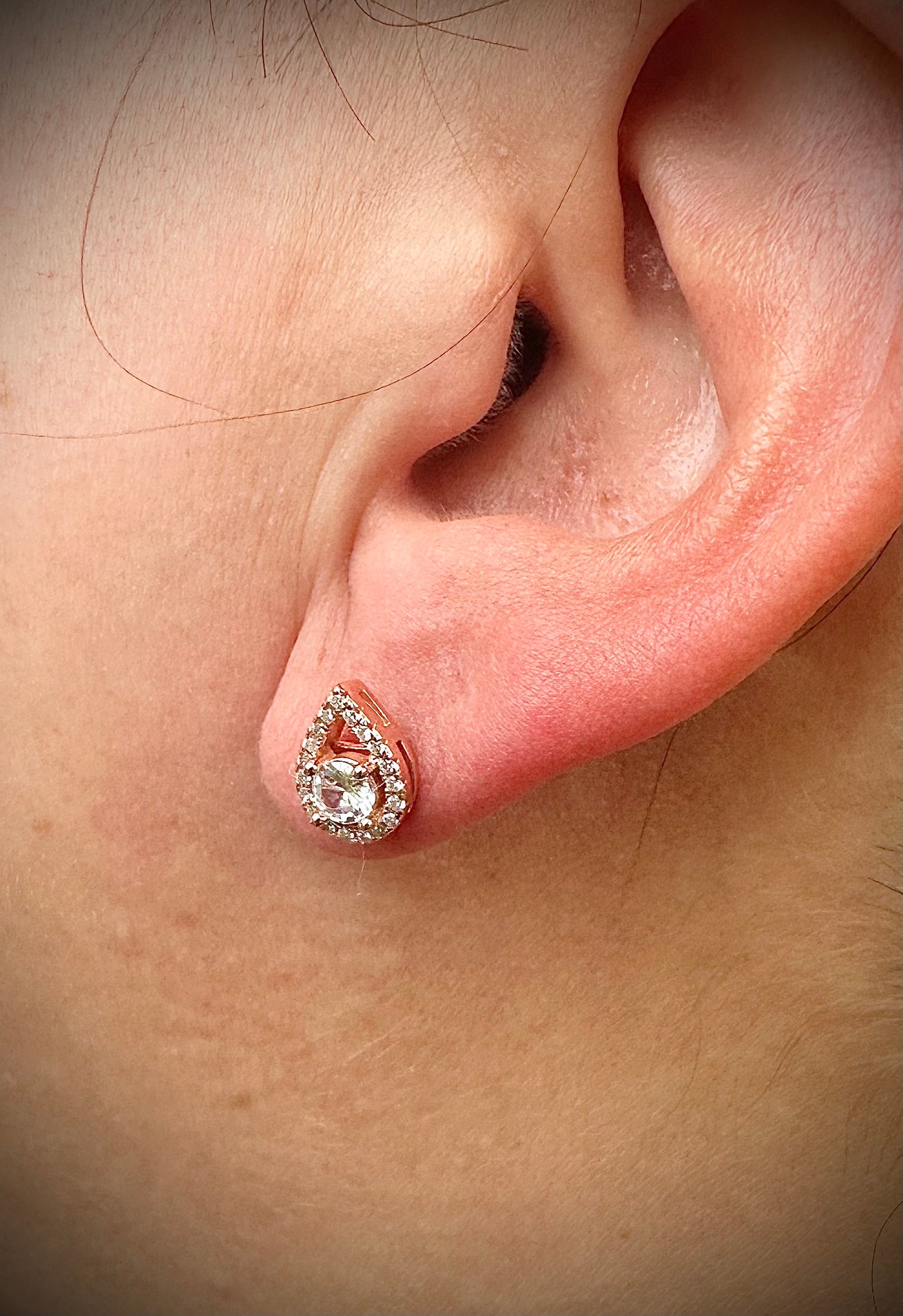 Women's Iced Out Tear Drop Earrings – 3 Finishes