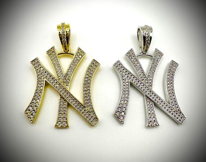 New York Yankees Baseball Pendant – Gold or Silver