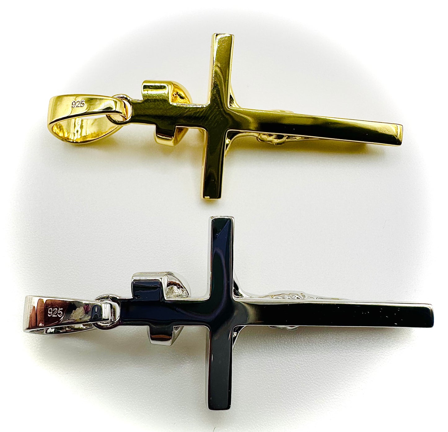 1" x 1.5" Handmade INRI Crucifix Pendant – 3 Finishes