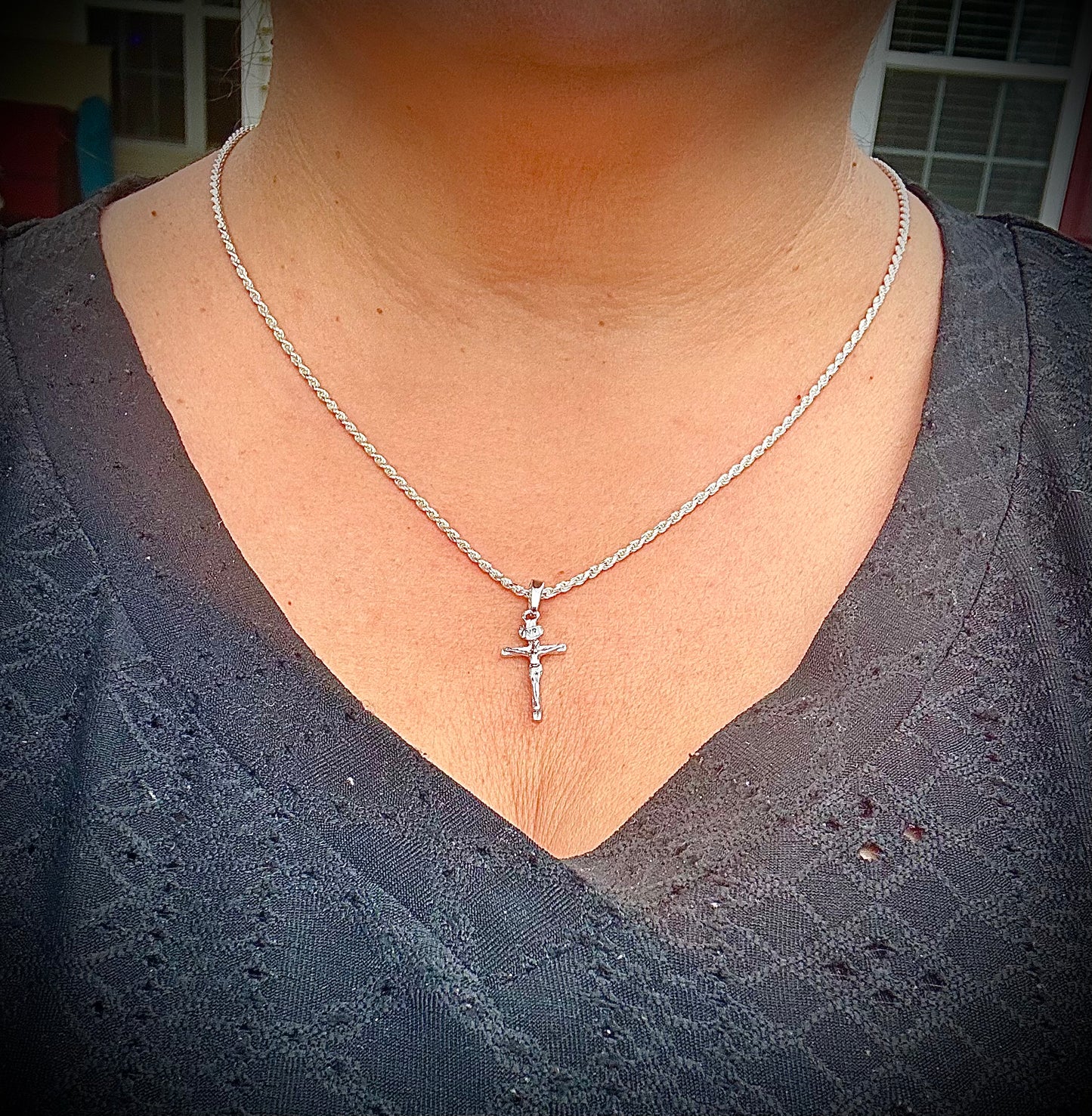 1" x 1.5" Handmade INRI Crucifix Pendant – 3 Finishes