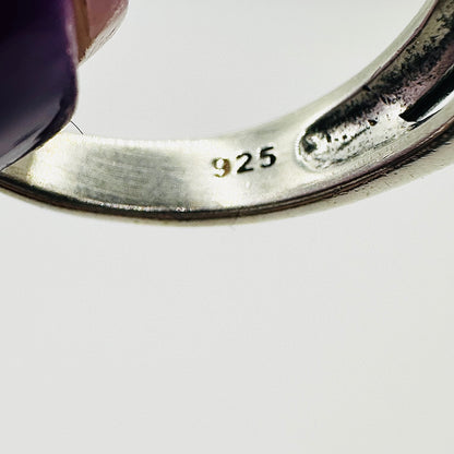 Women's Oxidized Silver Sun & Moon Ring – Sizes 5-10