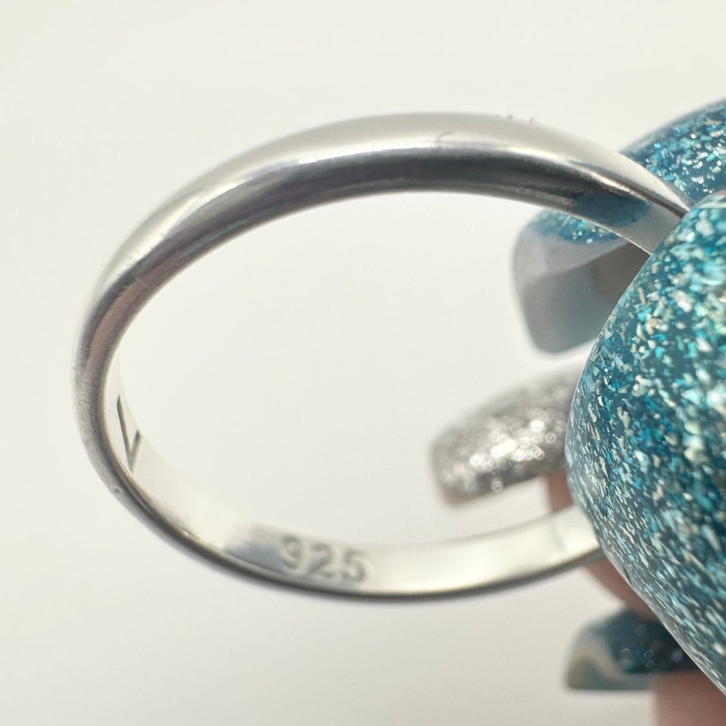 Blue Heart Ring