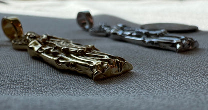 Virgin Mary CZ Pendant – Gold or Silver