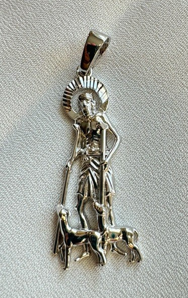 St. Lazarus Pendant – Gold or Silver Finish