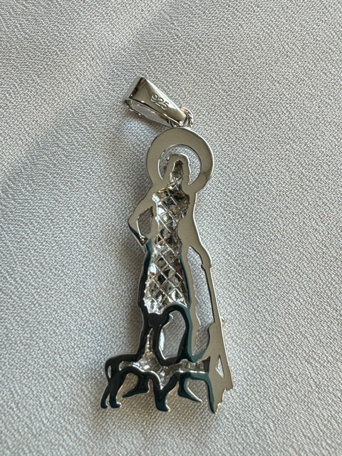 St. Lazarus Pendant – Gold or Silver Finish