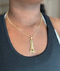 St. Lazarus Pendant – Gold or Silver Finish
