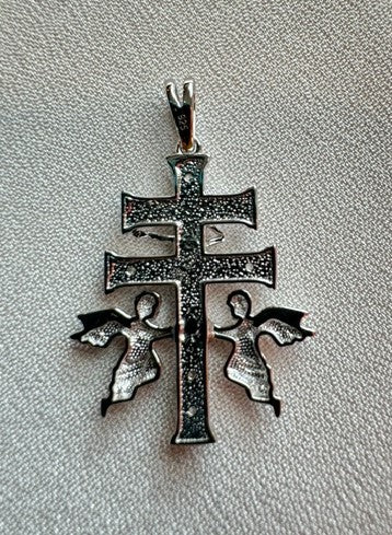 Small Caravaca Cross Pendant – Gold or Silver Finish