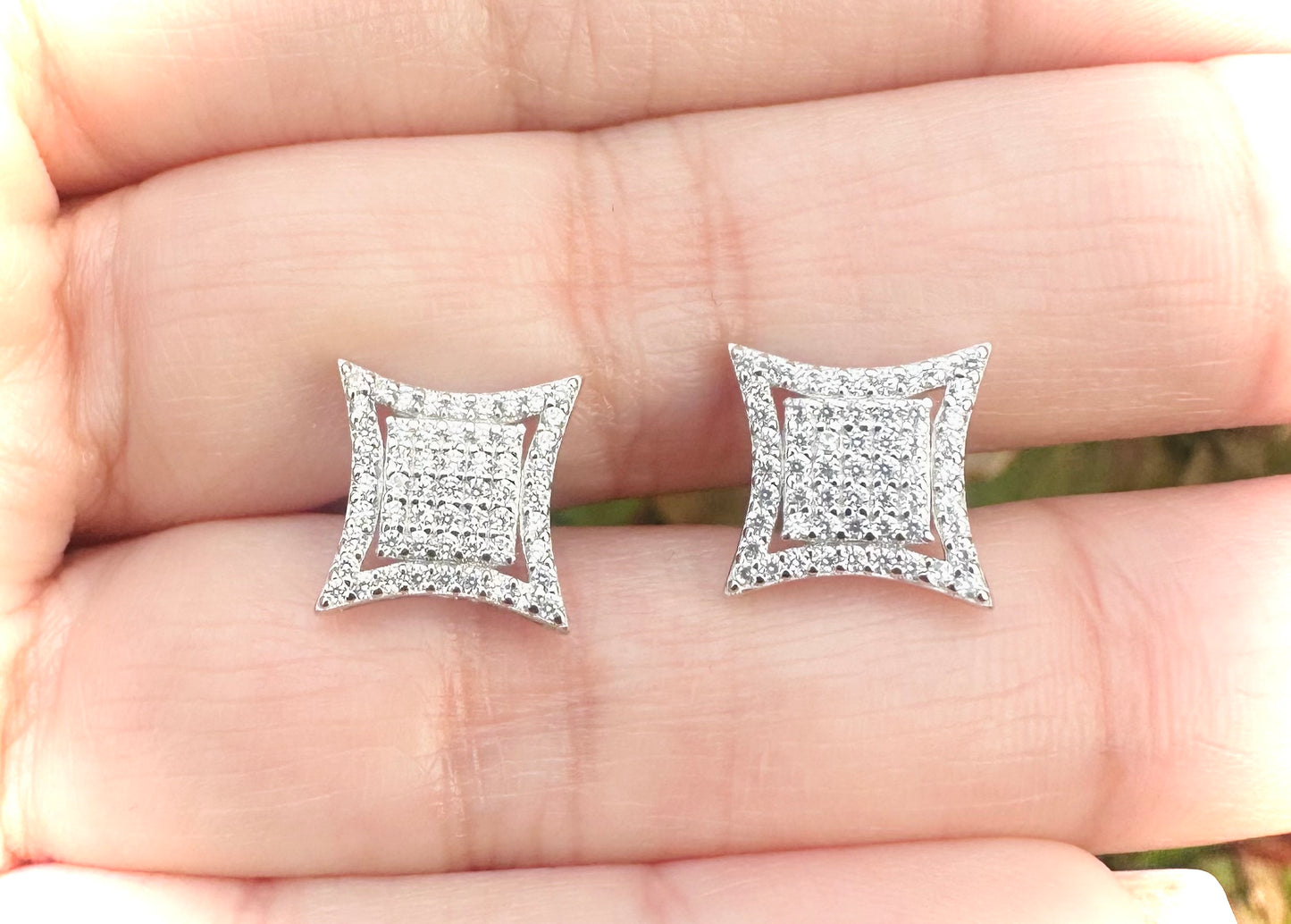 Silver Kite Earrings - Style 1