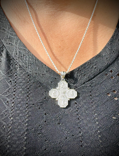 Four Way Cross Pendant – Handmade Medallion