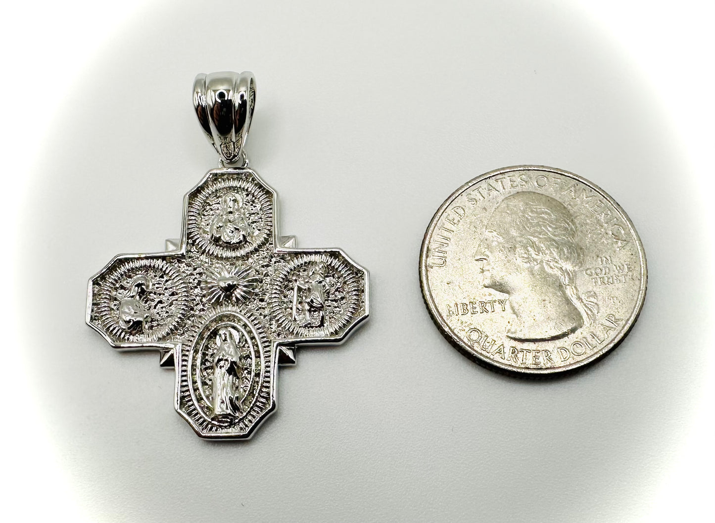 Four Way Cross Pendant – Handmade Medallion