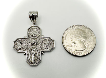 Four Way Cross Pendant – Handmade Medallion