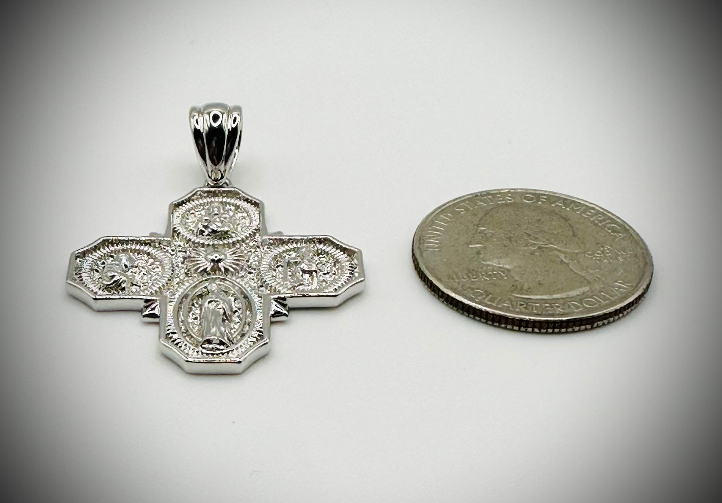 Four Way Cross Pendant – Handmade Medallion