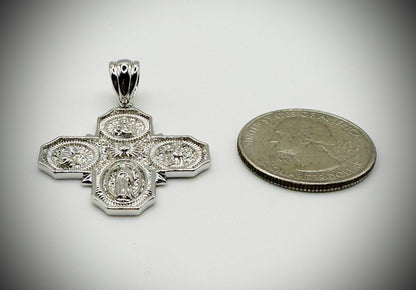 Four Way Cross Pendant – Handmade Medallion