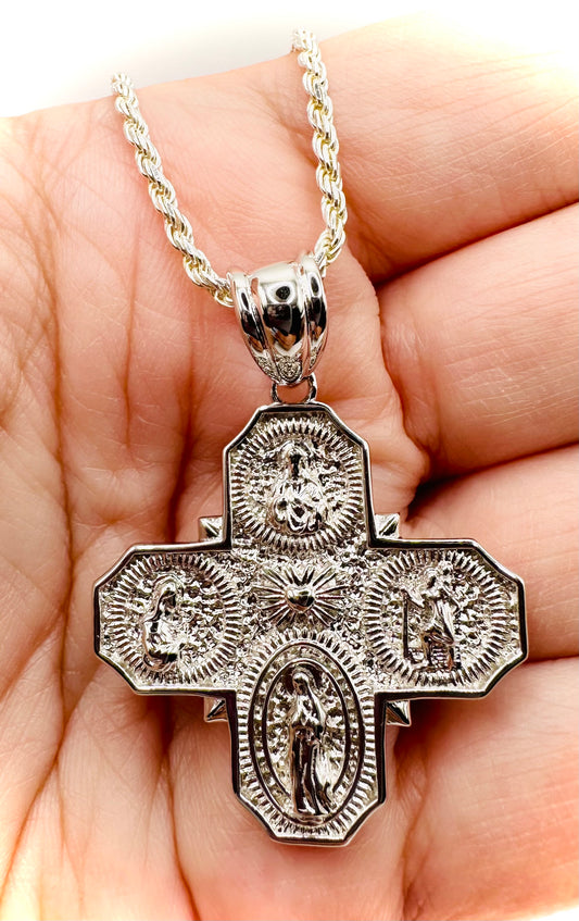 Four Way Cross Pendant – Handmade Medallion