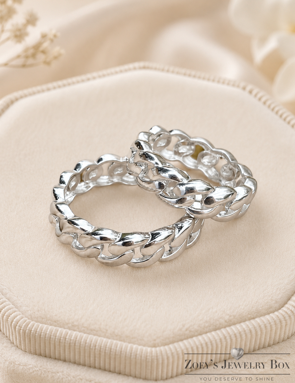 VIP 6mm Miami Cuban Link Ring (Sterling Silver, Unembellished Band)