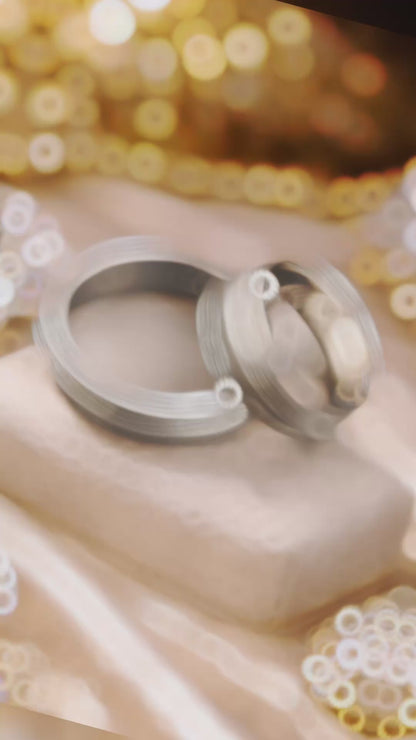 Unisex Brushed 925 Sterling Silver Wedding Band Ring Sizes 5 - 13