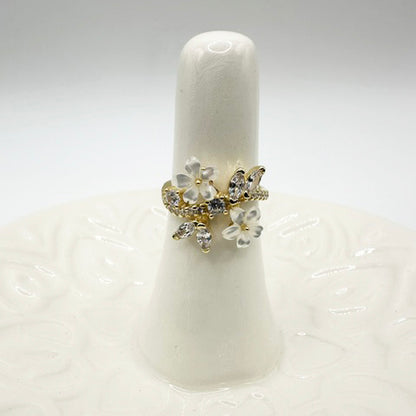4 Flower Ring Gold