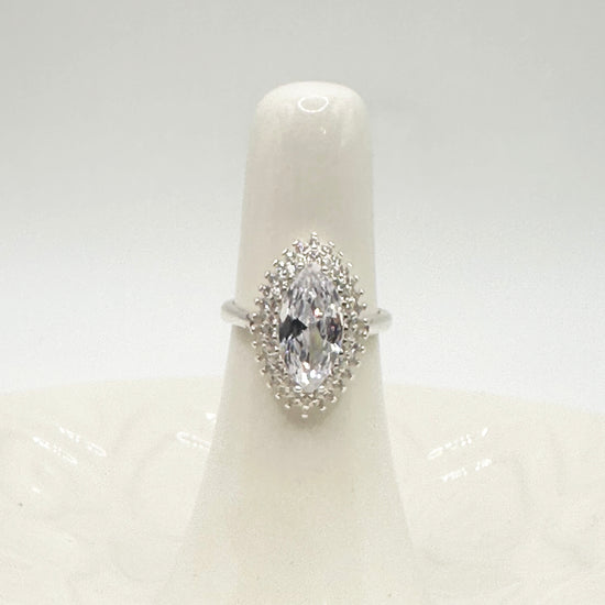 Clear Marquise Simulated Diamond